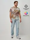 Мужская базовая футболка / Тигр в облаках
