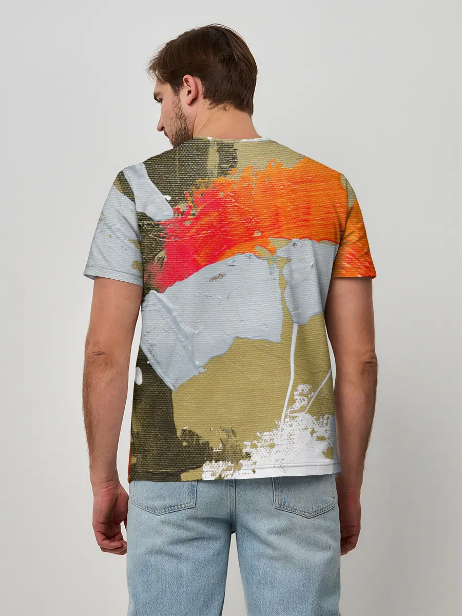 Мужская базовая футболка / Art Abstraction