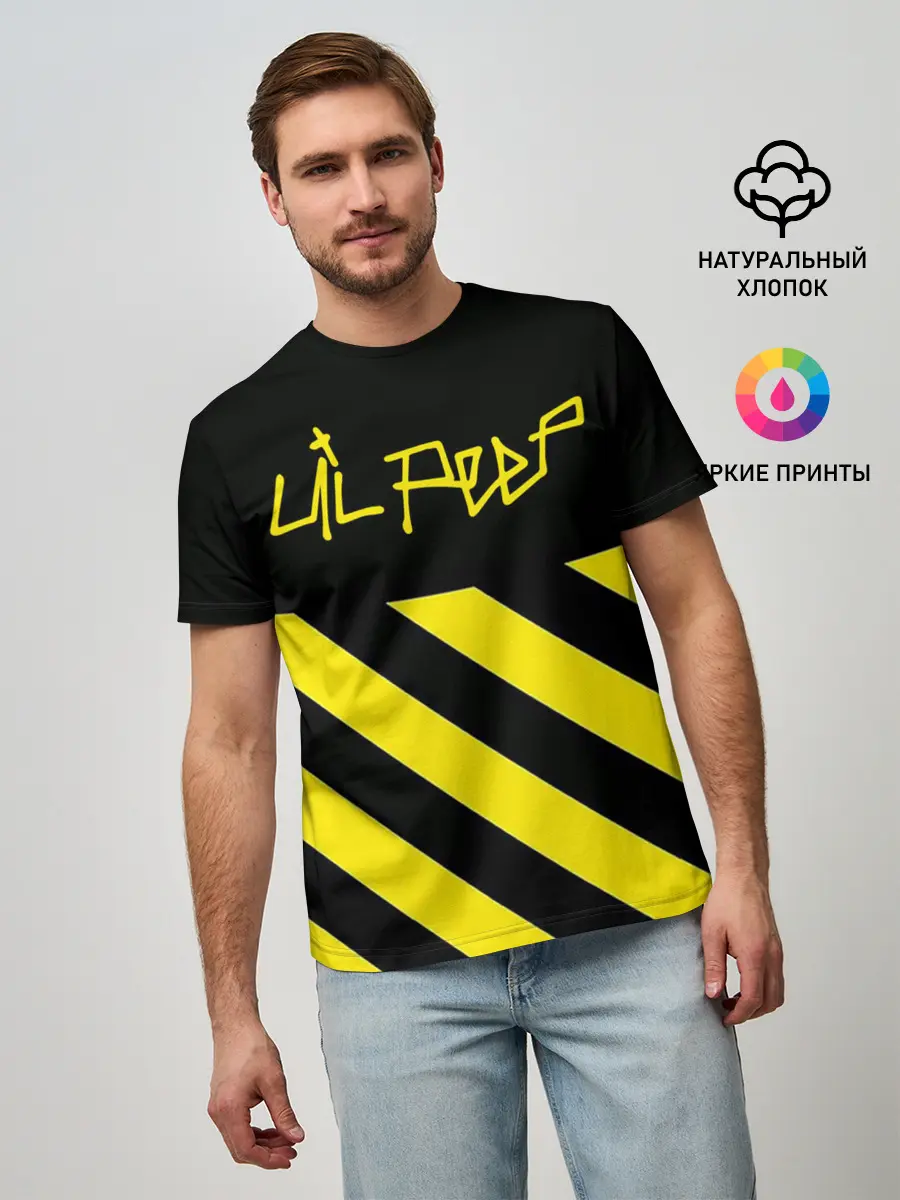 Мужская базовая футболка / Lil Peep