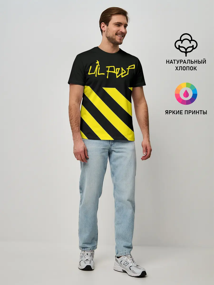 Мужская базовая футболка / Lil Peep