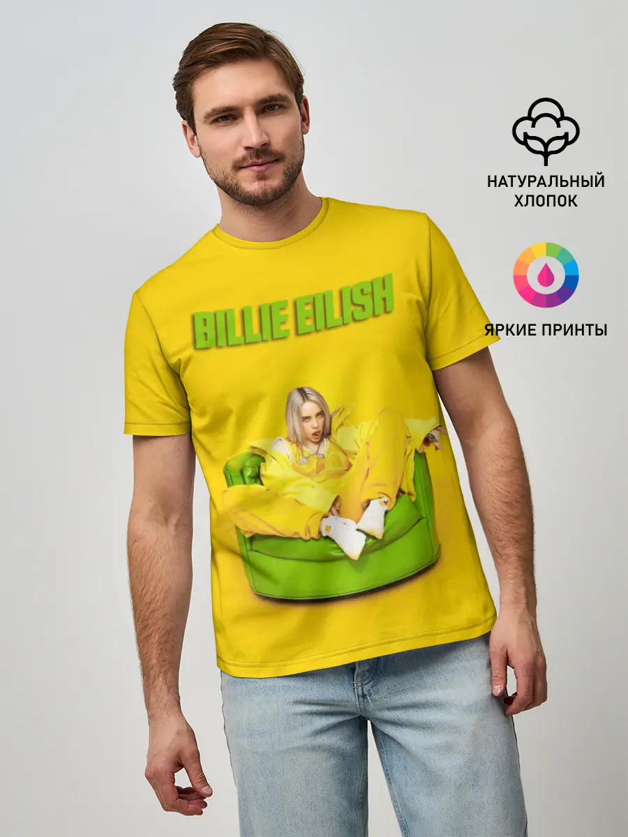 Мужская базовая футболка / Billie Eilish