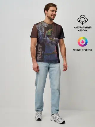 Мужская базовая футболка / Keep out