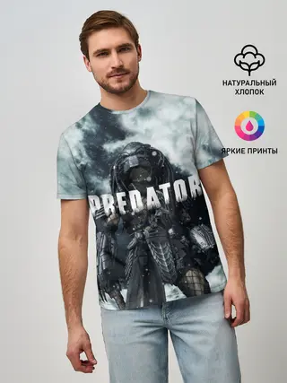 Мужская базовая футболка / Фильм /Хищник/