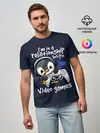Мужская базовая футболка / У меня отношения с играми
