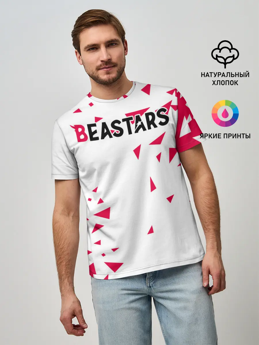 Мужская базовая футболка / Beastars треугольники