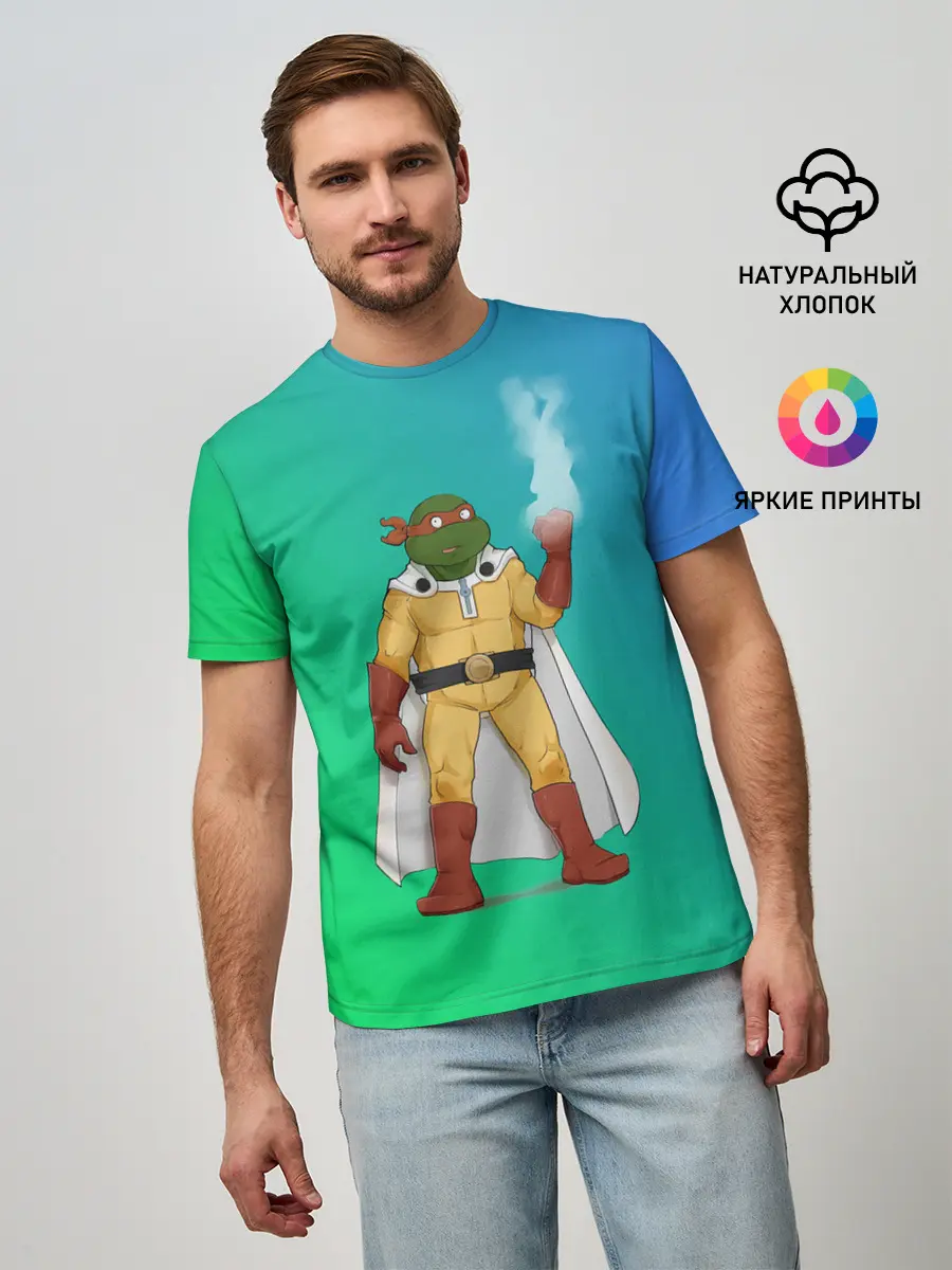 Мужская базовая футболка / Сайтама | One Punch Man