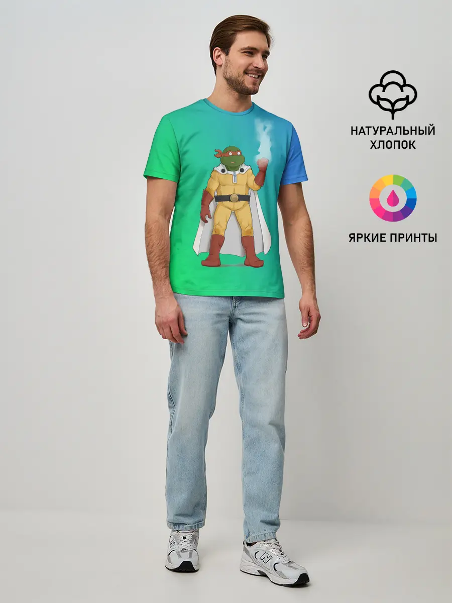 Мужская базовая футболка / Сайтама | One Punch Man