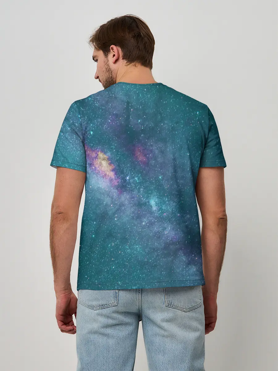 Мужская базовая футболка / Млечный путь
