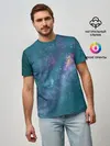 Мужская базовая футболка / Млечный путь