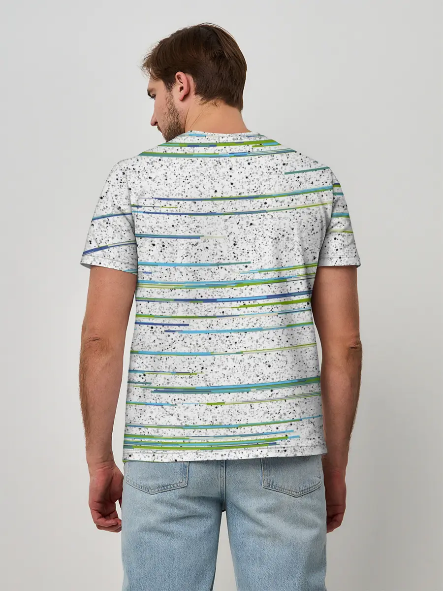 Мужская базовая футболка / Абстракция