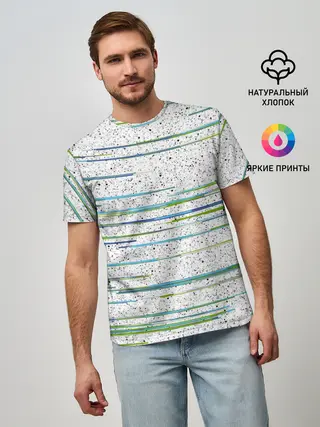 Мужская базовая футболка / Абстракция