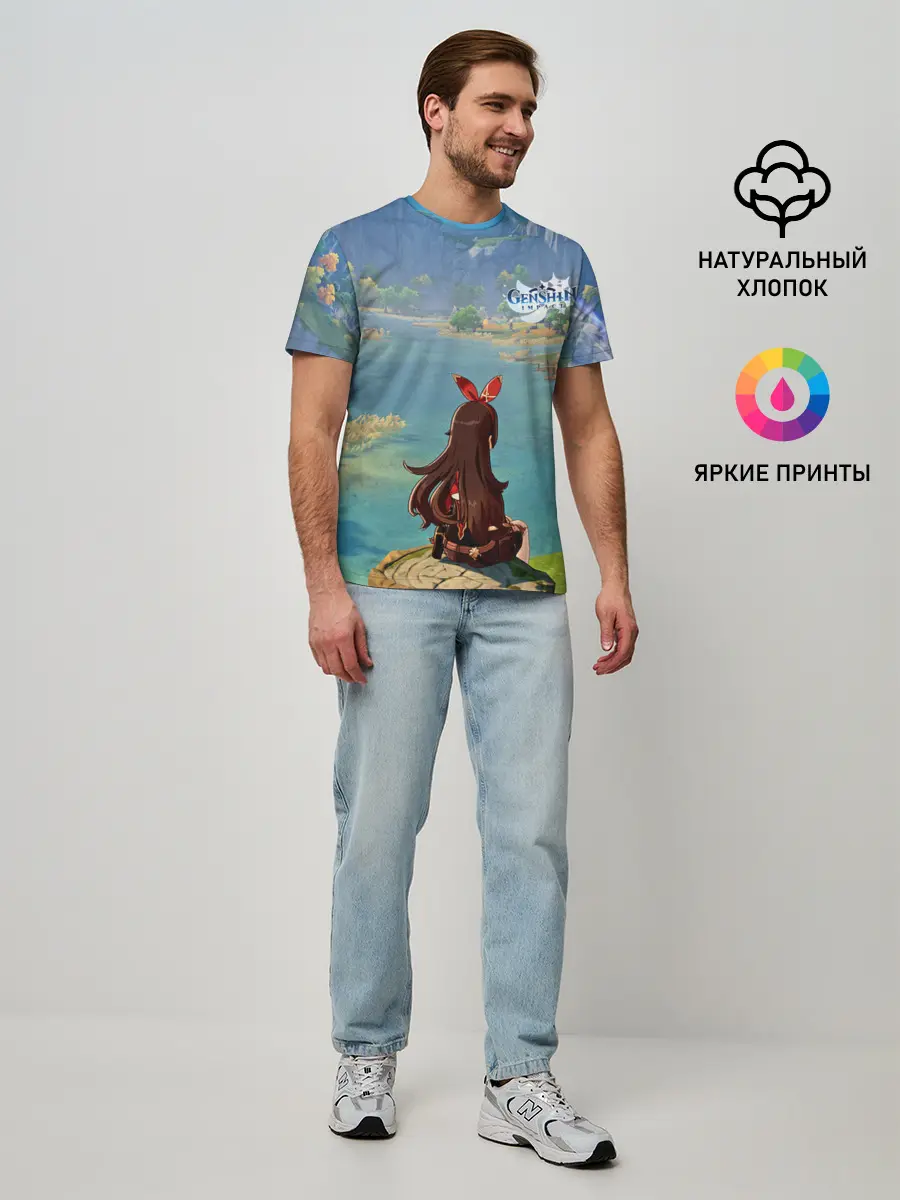 Мужская базовая футболка / Genshin Impact