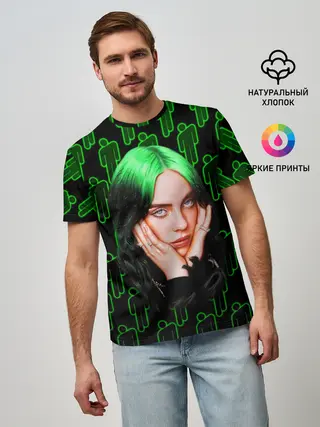 Мужская базовая футболка / BILLIE EILISH