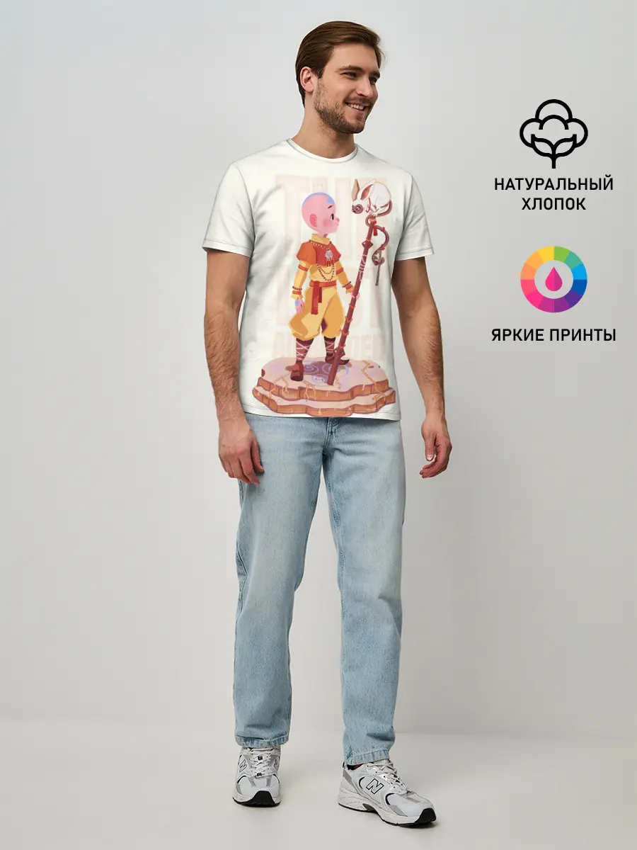 Мужская базовая футболка / The last airbender