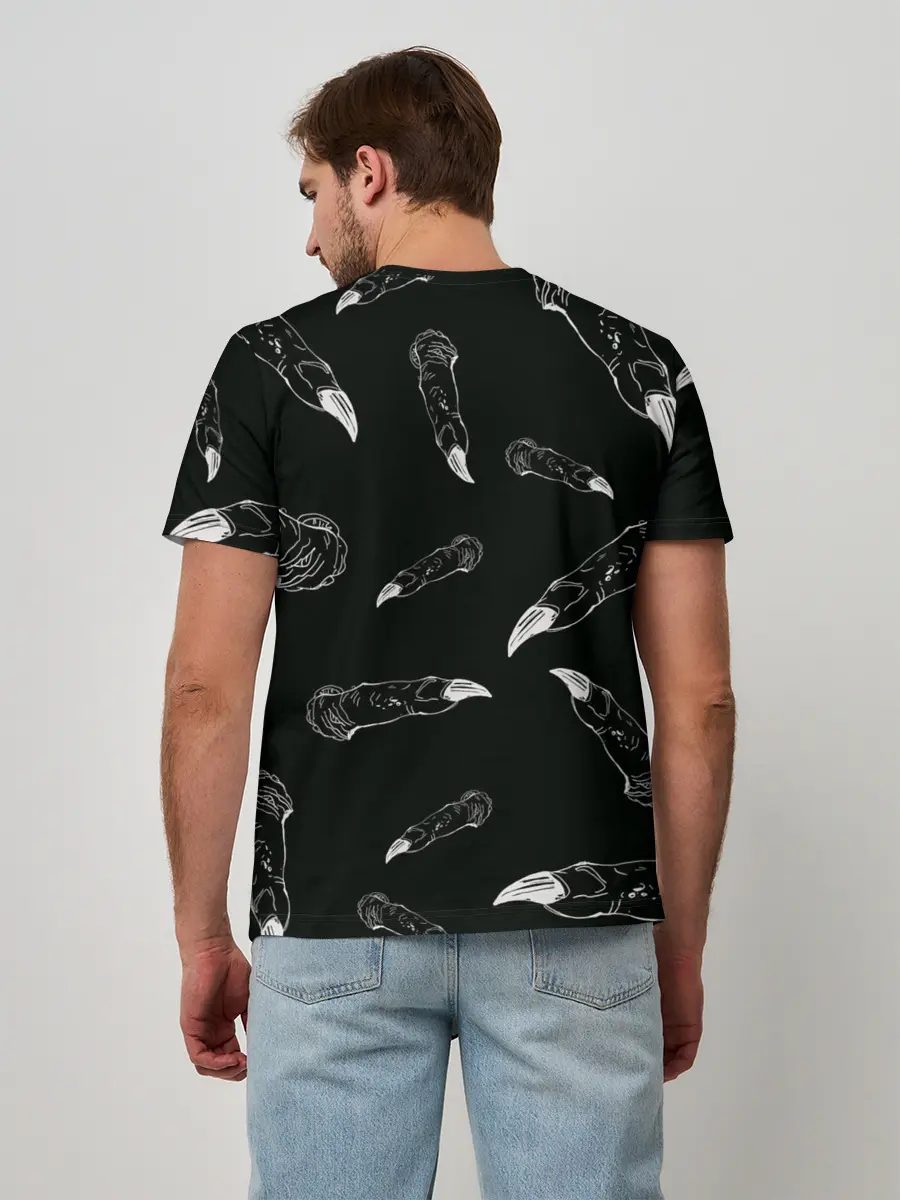 Мужская базовая футболка / Jujutsi Kaisen Sukuna - Пальцы