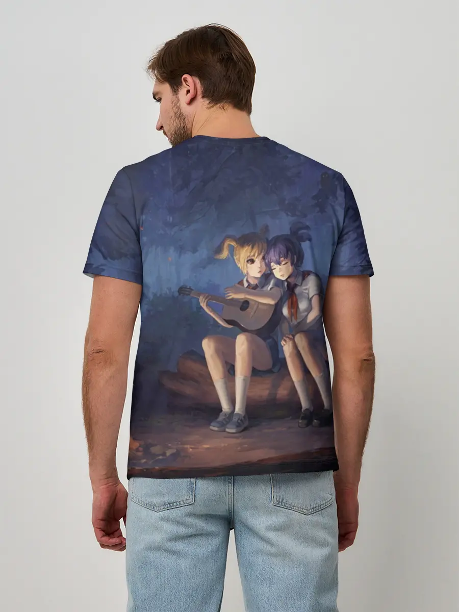 Мужская базовая футболка / Бесконечное лето: Лена и Алиса