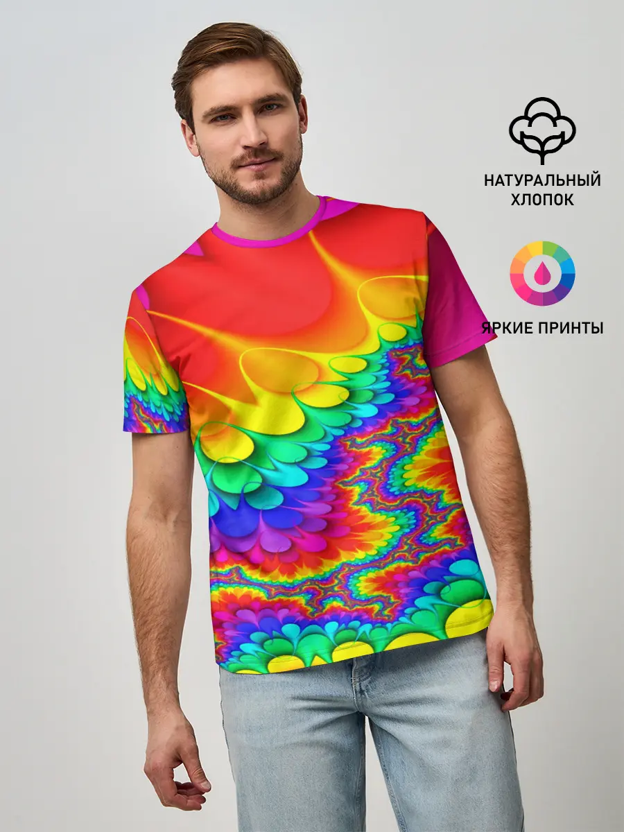 Мужская базовая футболка / TIE-DYE