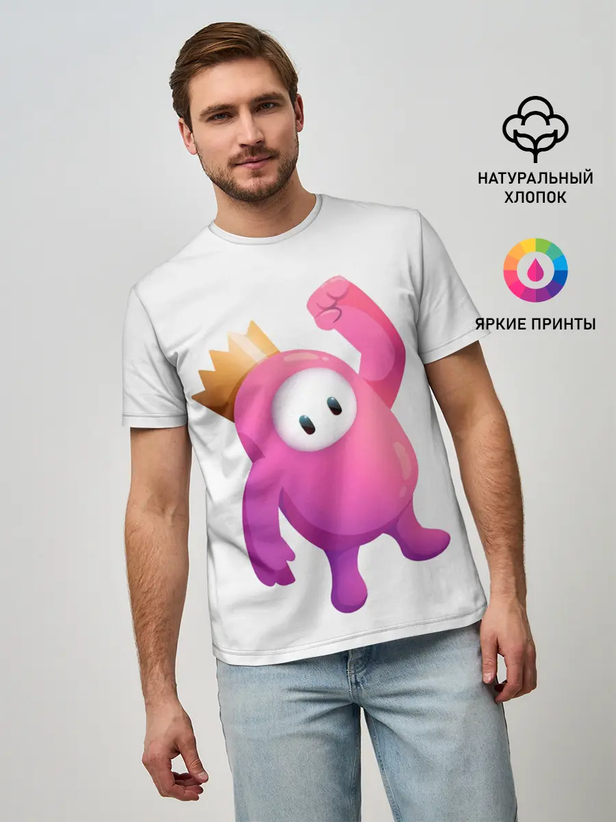 Мужская базовая футболка / Fall Guys