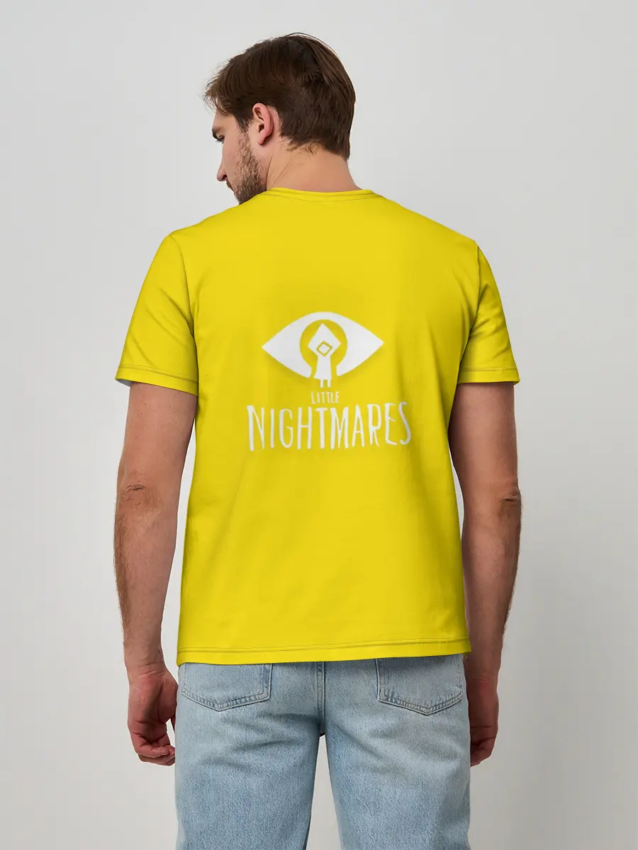 Мужская базовая футболка / Little nightmares 2 | Yelow