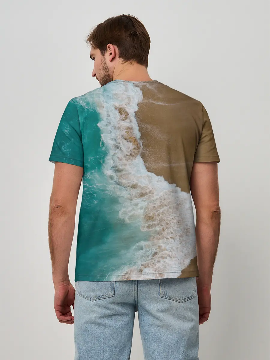 Мужская базовая футболка / Пляж / beach