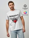 Мужская базовая футболка / Bon Jovi