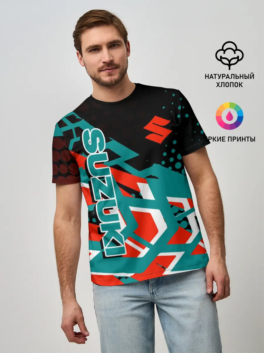 Мужская базовая футболка / Suzuki