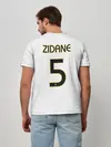 Мужская базовая футболка / Зидан Реал Ретро