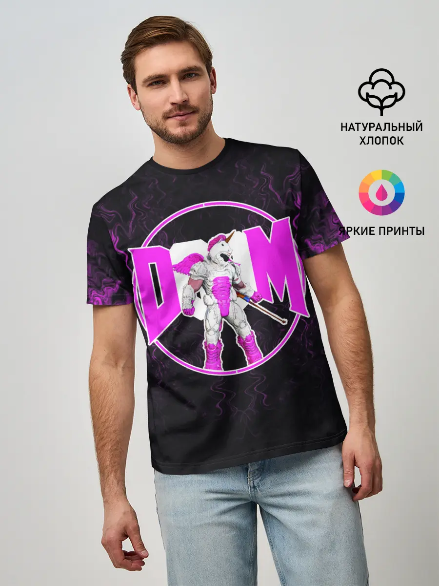 Мужская базовая футболка / DooM Eternal