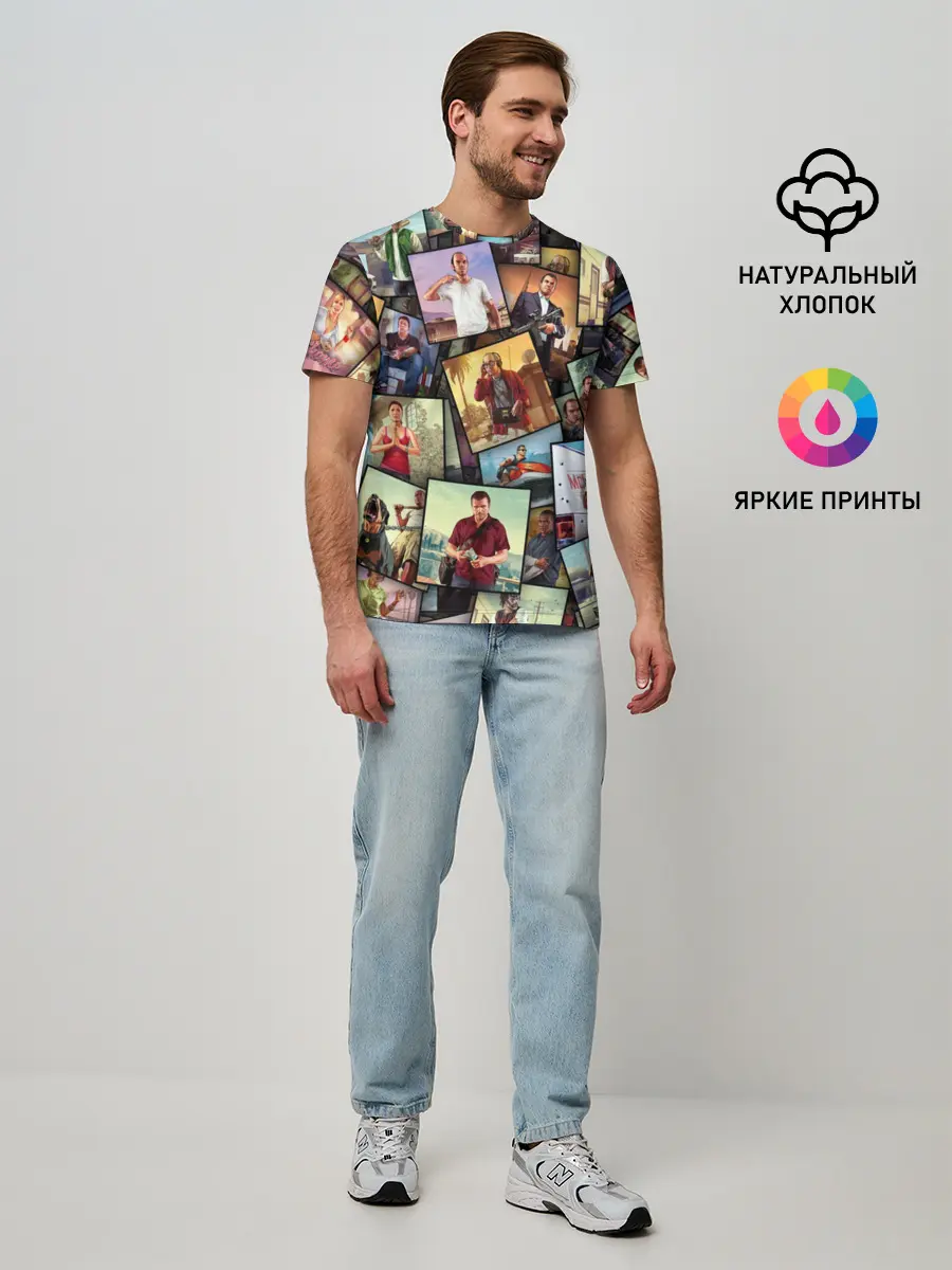 Мужская базовая футболка / GTA