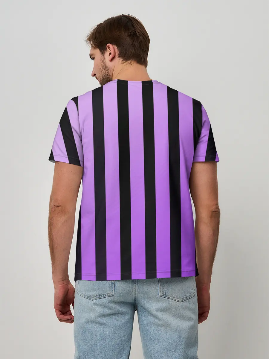 Мужская базовая футболка / Полосатость