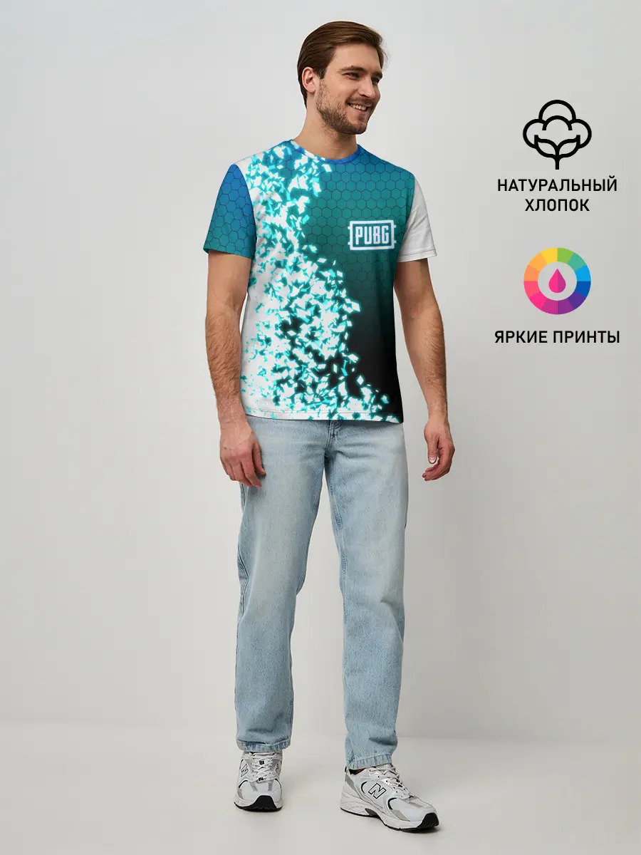 Мужская базовая футболка / PUBG