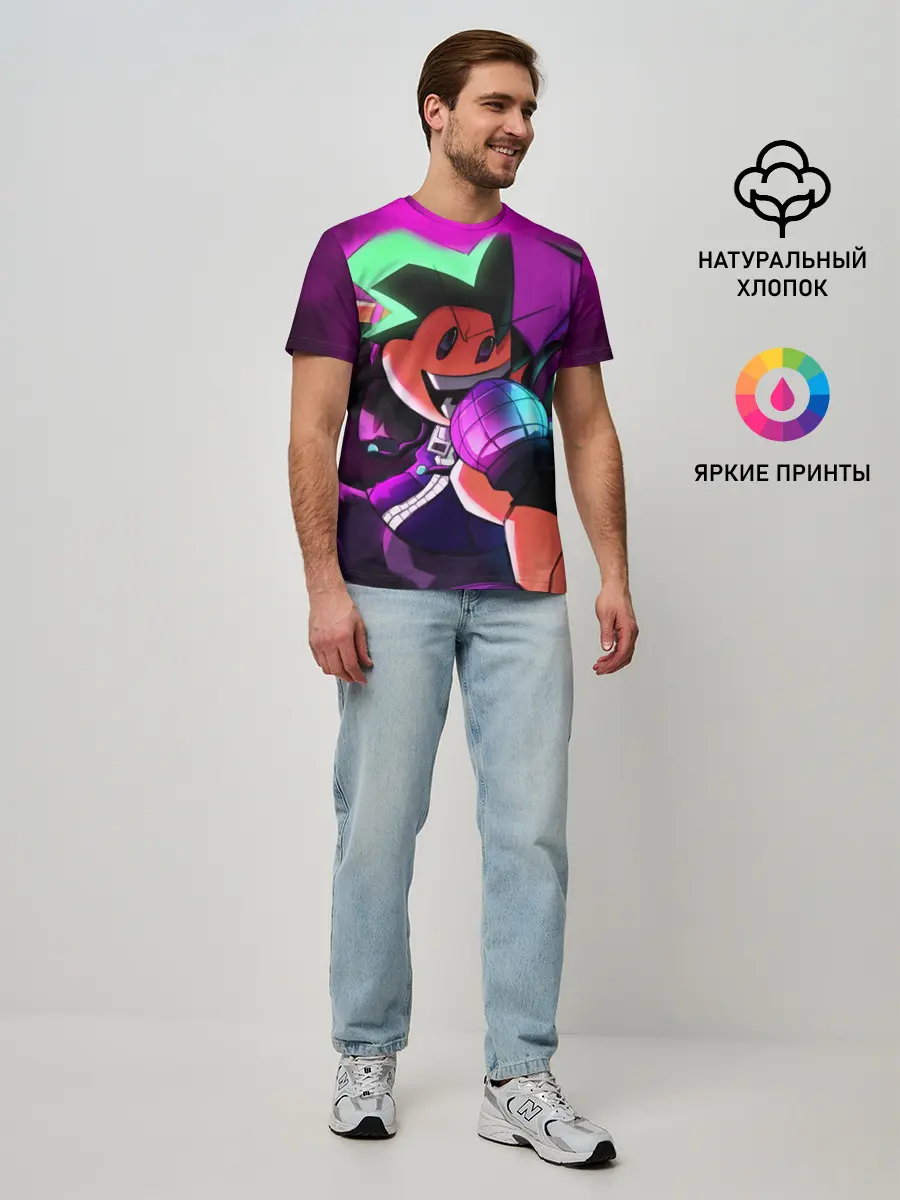 Мужская базовая футболка / Бойфренд