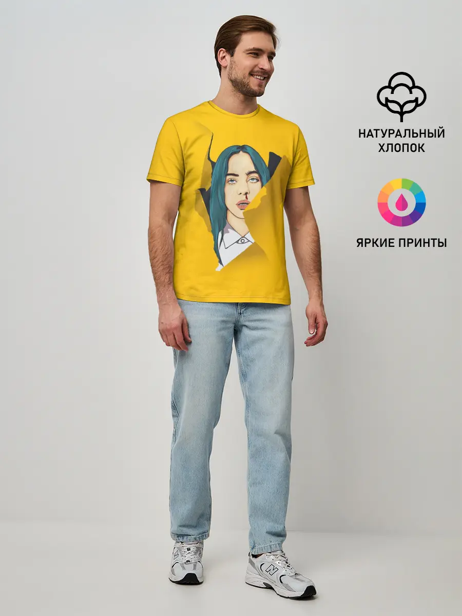 Мужская базовая футболка / Billie Eilish