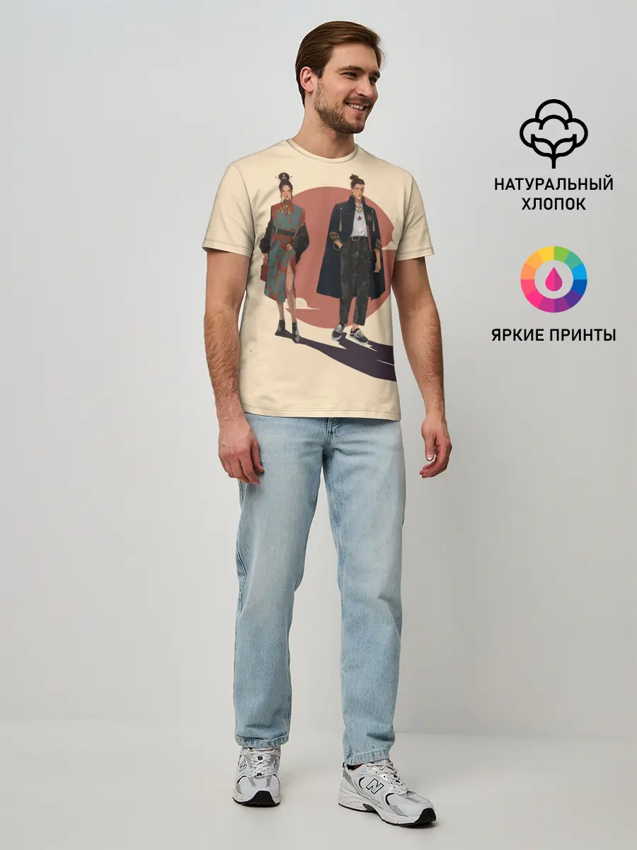 Мужская базовая футболка / Катара и Сокка