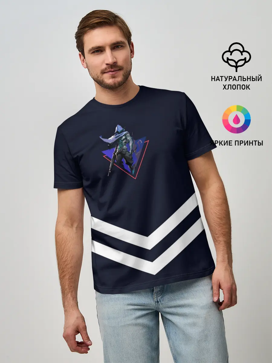 Мужская базовая футболка / Valorant
