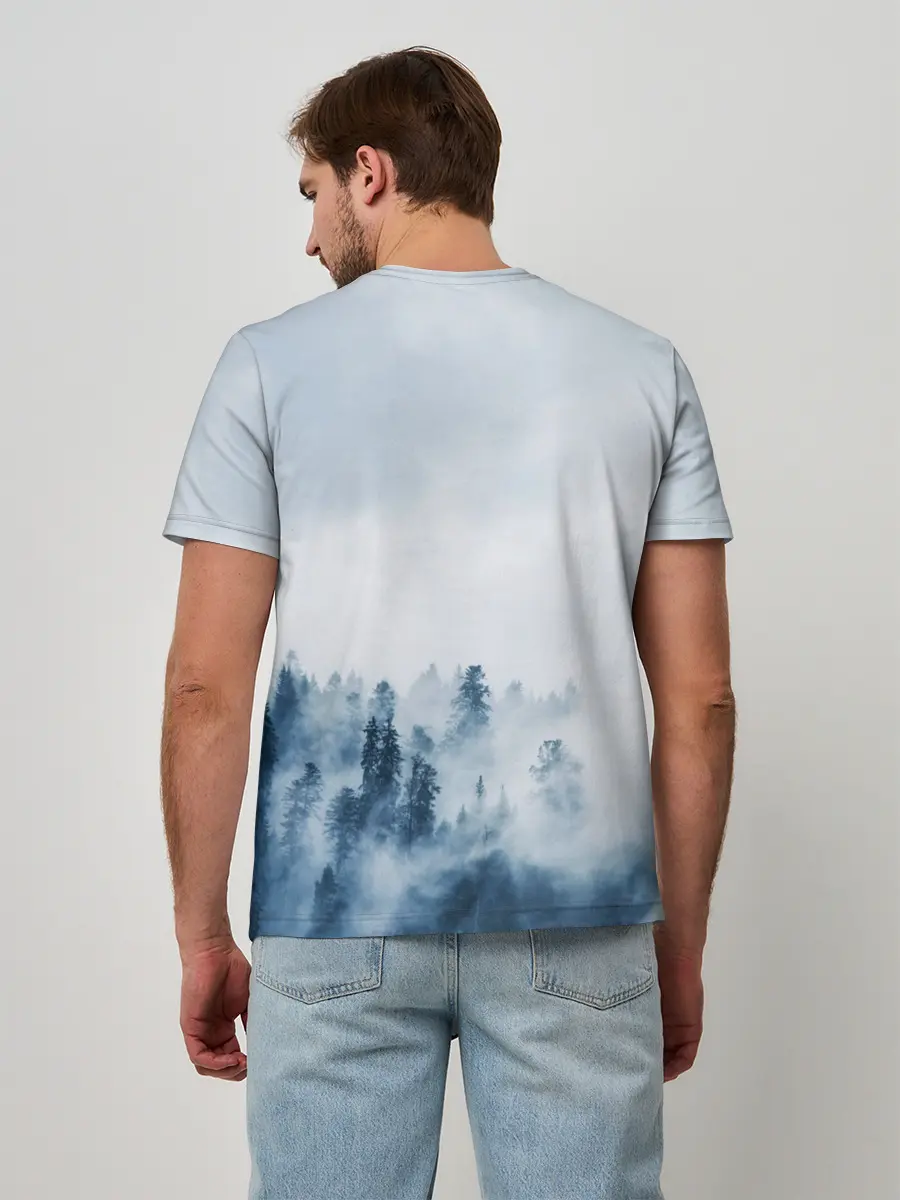 Мужская базовая футболка / МЫ РУССКИЕ С НАМИ БОГ