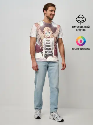 Мужская базовая футболка / Рейчел ангел