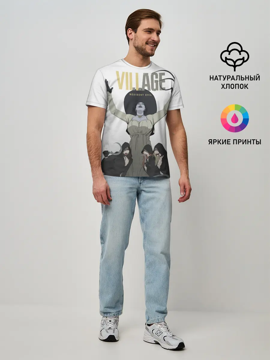 Мужская базовая футболка / Дочери леди Димитреску