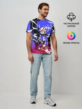 Мужская базовая футболка / Stray kids