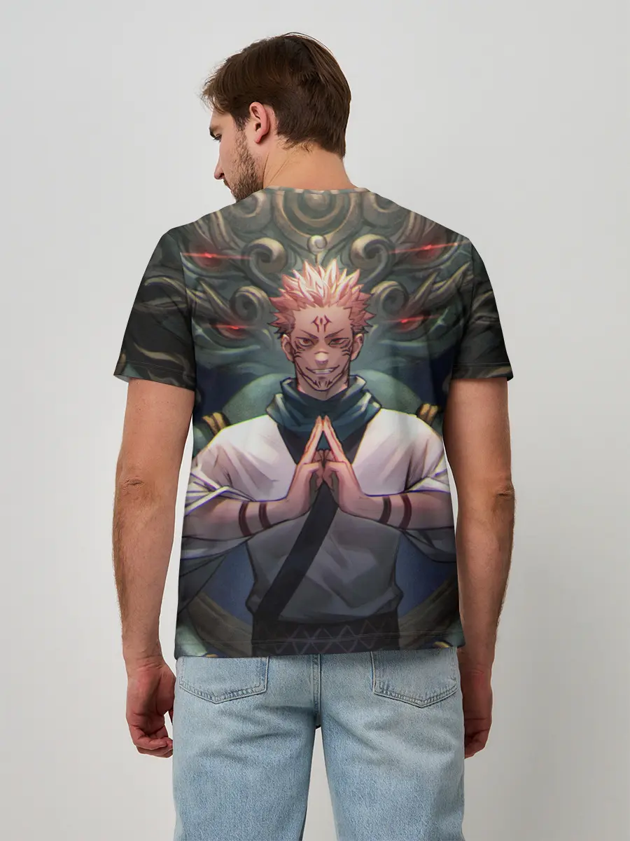 Мужская базовая футболка / МАГИЧЕСКАЯ БИТВА | SUKUNA