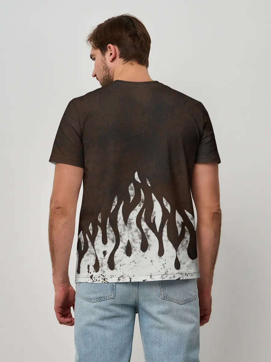 Мужская базовая футболка / cs:go - Оксидное пламя