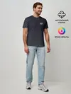 Мужская базовая футболка / HYUNDAI carbon uniform 2018