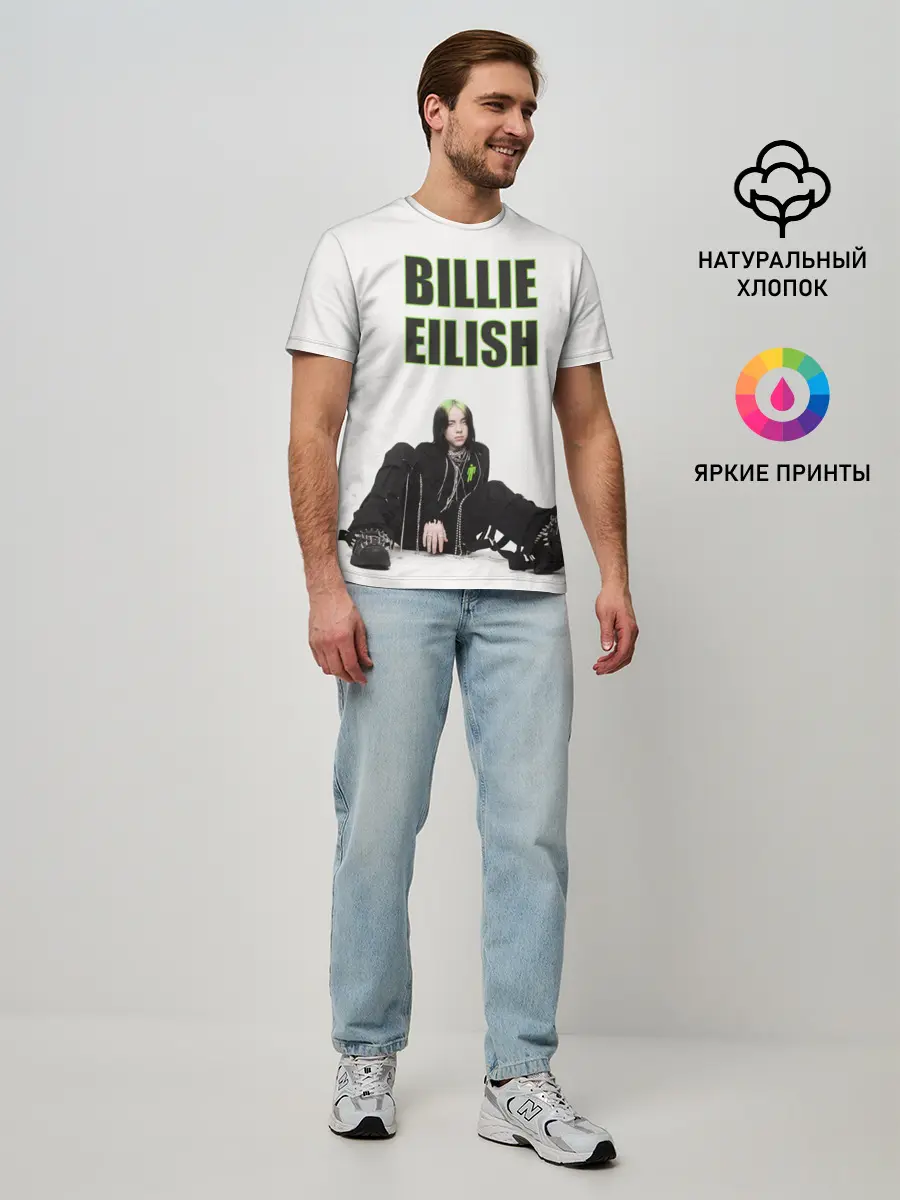 Мужская базовая футболка / Billie Eilish