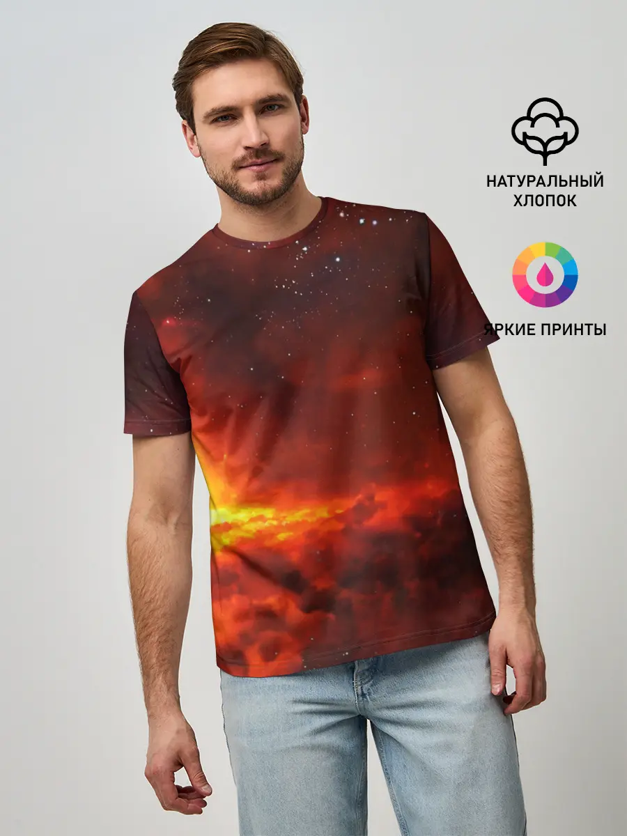 Мужская базовая футболка / Марс