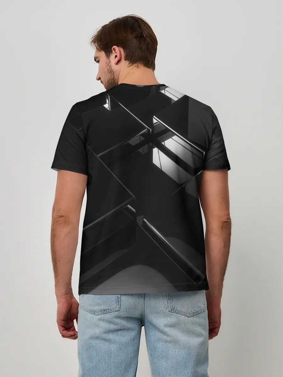 Мужская базовая футболка / Текстура