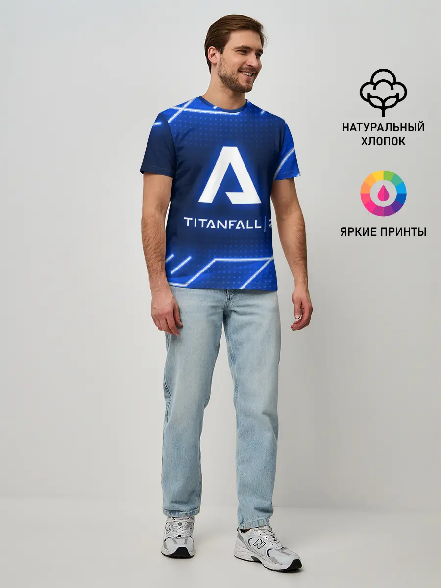Мужская базовая футболка / TITANFALL 2