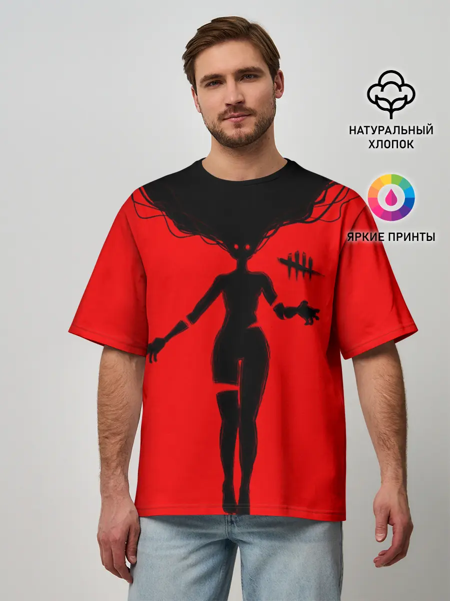 Мужская футболка оверсайз / Dead by Daylight