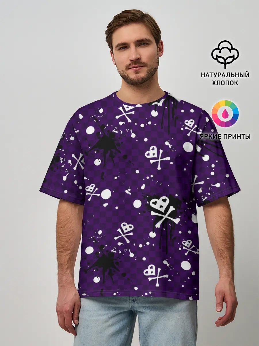 Мужская футболка оверсайз / Эмо 2007