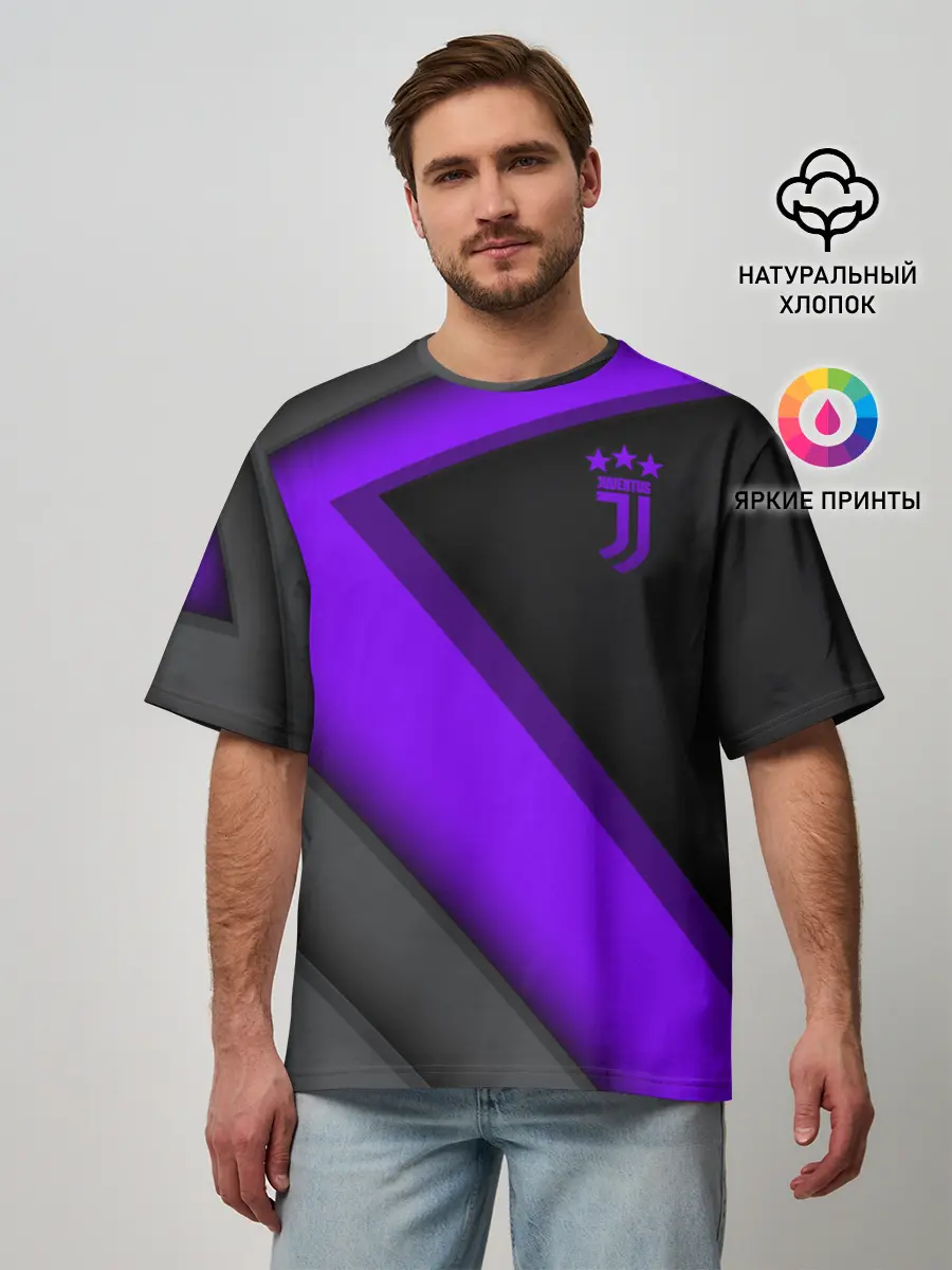 Мужская футболка оверсайз / Juventus F.C.