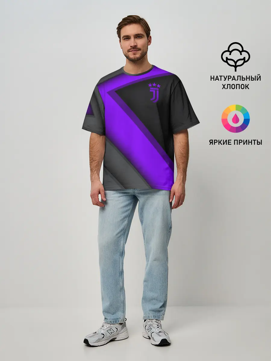 Мужская футболка оверсайз / Juventus F.C.